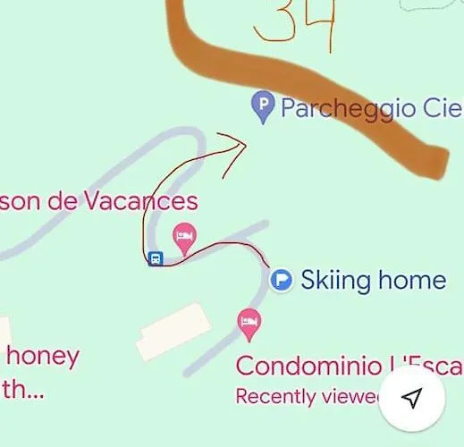 Skiing Dacha La Coquille アパート *